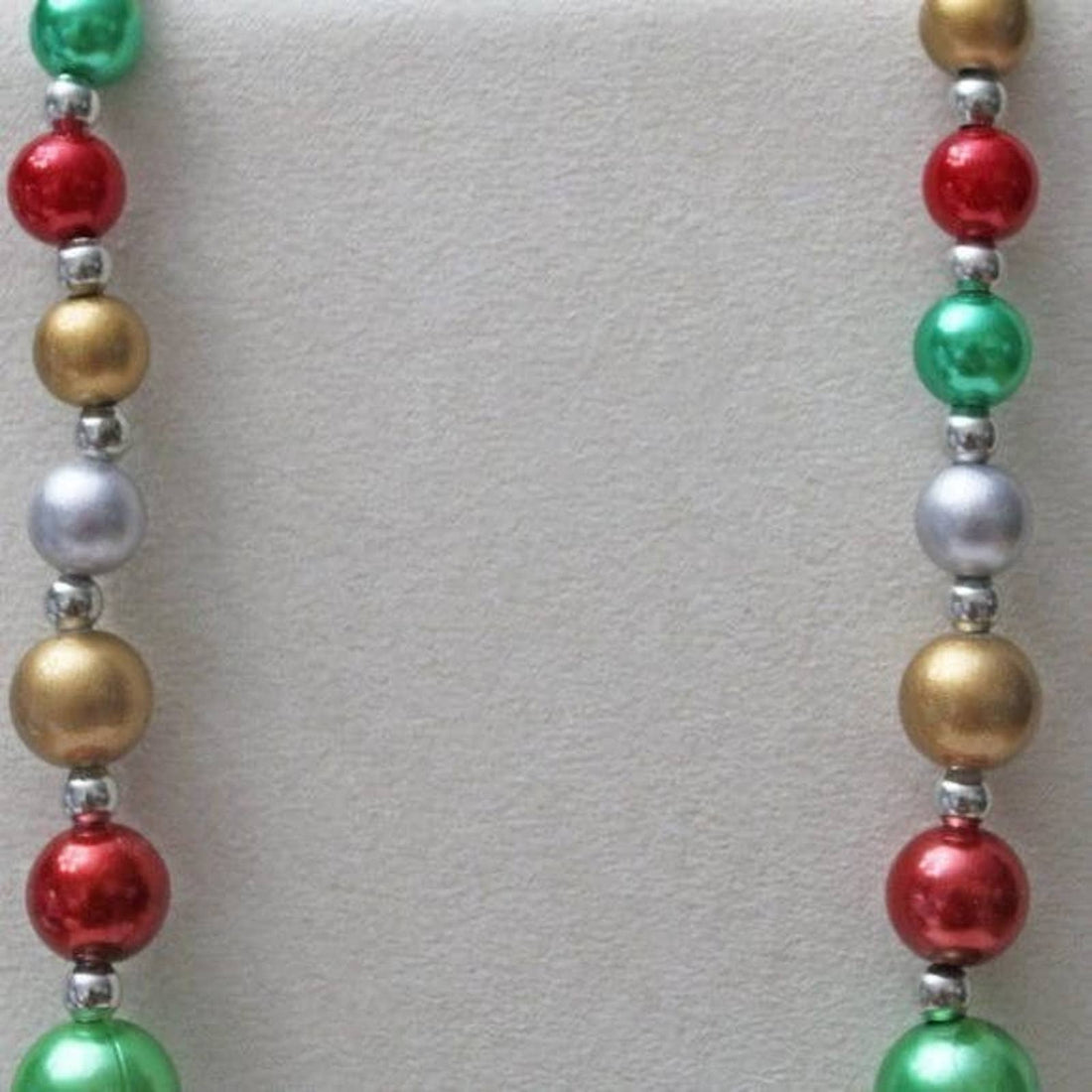 Colorful Bead Christmas Necklace