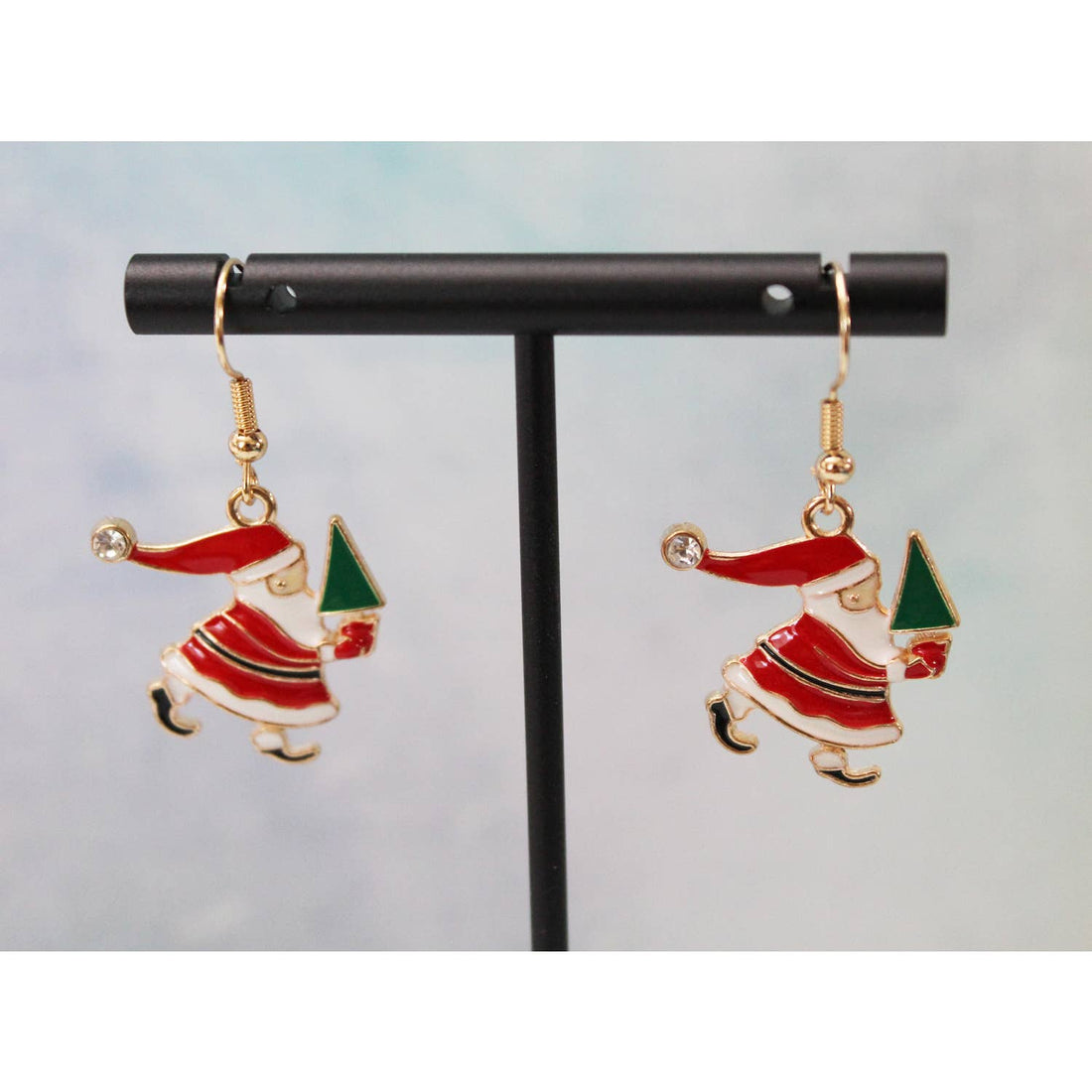 Small Santa Clause Earrings  E120