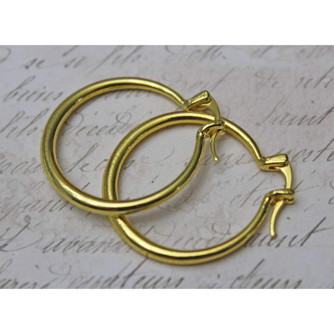 Everyday Gold Plated Hoop Earrings E81