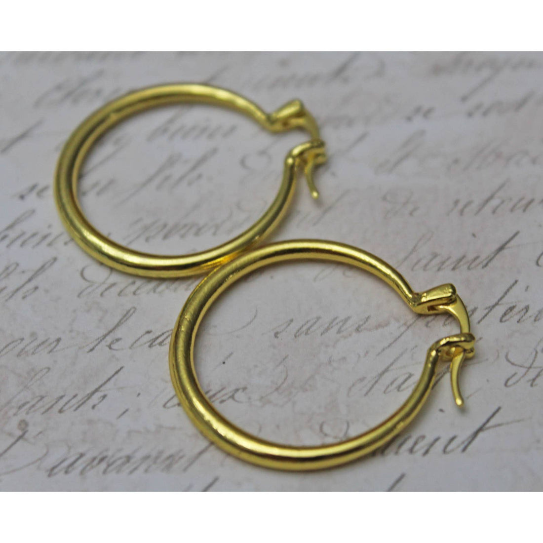 Everyday Gold Plated Hoop Earrings E81