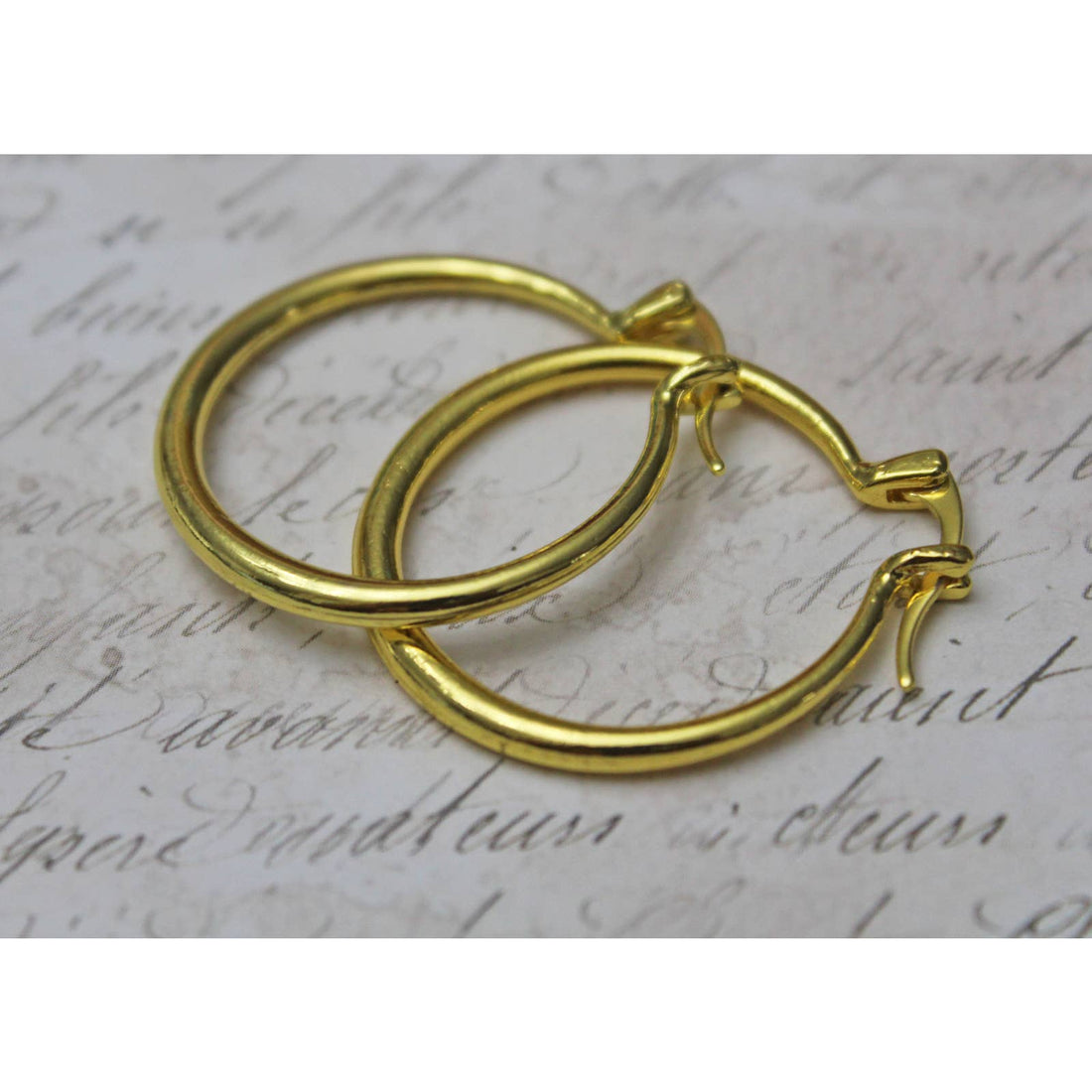 Everyday Gold Plated Hoop Earrings E81